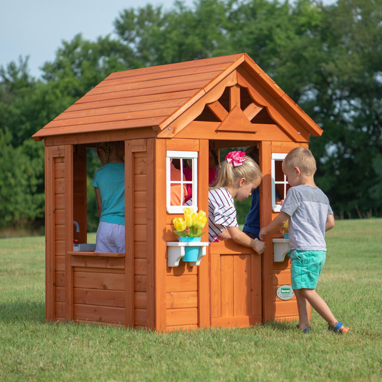 Little tikes wooden playhouse online